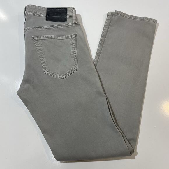 AG Adriano Goldschmied Men’s Pants Gray Jeans Relaxed Straight Leg 30x34 - Picture 8 of 8